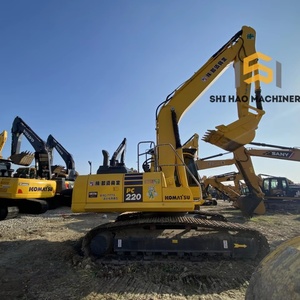 Excavadora de cadenas KOMATSU PC220 de 22 toneladas, calidad japonesa original para trabajos de construcción y edificación de alta intensidad. - Product Image 1