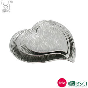Platos de fruta de cerámica al horno de estilo americano, plato en forma de corazón para decoración de Hotel y hogar, fiestas de bodas ecológicas desechables - Product Image 2