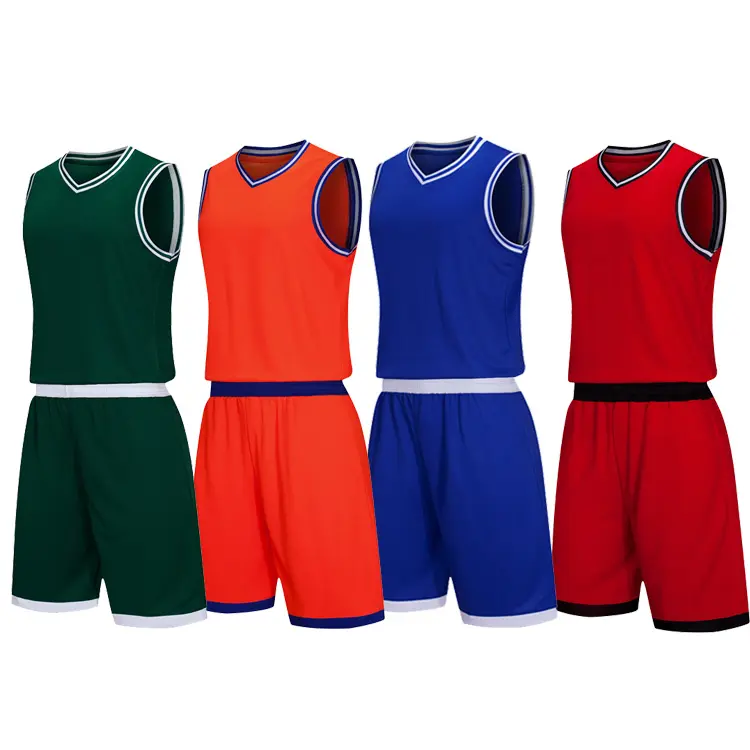 Hoge Kwaliteit Groothandel Mode Jeugd Custom Gesublimeerd Mesh Print Mannen Tank Top Jersey Basketbal Shorts Uniform Set