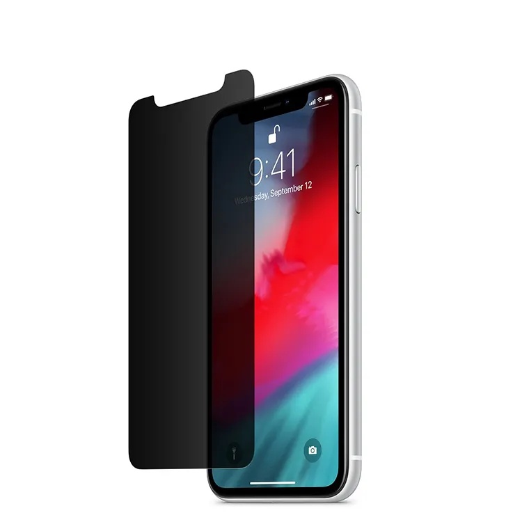 LFD662 Tempered glass privacy screen For iphone 11 use privacy Full Cover 2.5D 9H Anti-Shock Premium HD phone screen protectors