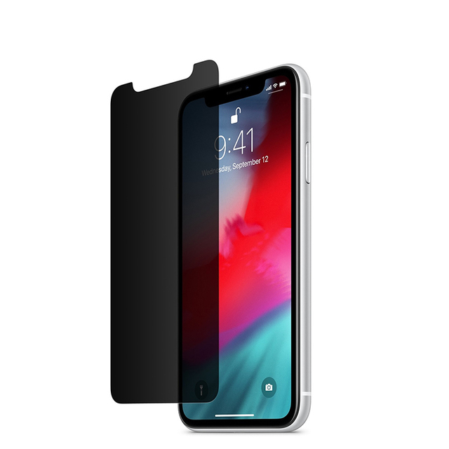 LFD 21 Tempered Glass Privacy Screen for iphone 11 Use Privacy Full Cover 2.5D 9H Anti-Shock Premium HD Phone Screen Protectors