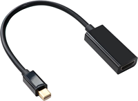 4K Mini DisplayPort vers pour adaptateur HDMI Boxed Mini DP Display Port Converter pour PC et affichage pour projecteur et ordinateur