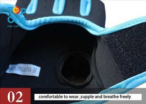 Guantes de gimnasio profesionales Top One para levantamiento de pesas muñequeras de neopreno de alta calidad para entrenamiento físico al aire libre - Product Image 6