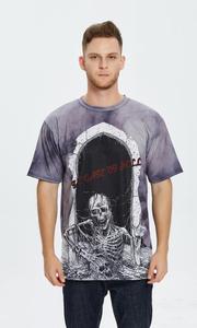 Ropa de hombre personalizada poliéster sublimación impresión 120g manga corta casual hombres <span class=keywords><strong>camiseta</strong></span> al por mayor - Product Image 6