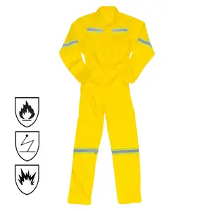 Ekstrim melindungi Nomex kuning Coverall