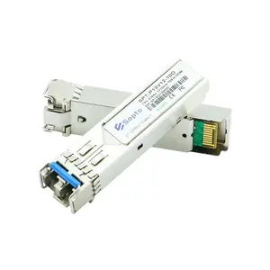 Sopto 12G SDI alıcı-verici SFP 1310nm tek mod 10KM 20KM LC arayüzü 12G Video Fiber optik modül