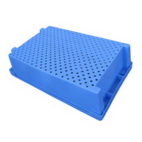 Caisses en plastique pour l'agriculture, empilables et emboîtables, pour fruits, avec supports