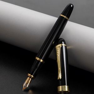 Wholesale Office Luxury Black Business Fountain <b>Pen</b> Calligraphy Student Signature <b>Pen</b> Custom logo <b>Pen</b> - Product Image 4