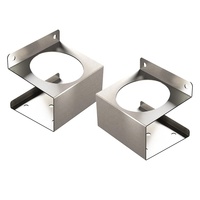 Porte-bouteille de pulvérisation en acier inoxydable de brossage d'estampage personnalisé pour chariot à outils mural