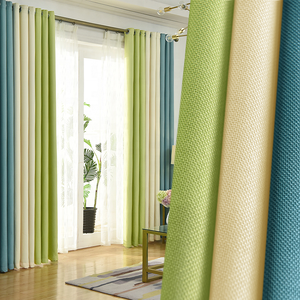 نوعية جيدة مصنع مباشرة ريدو Et Decoration نافذة غرفة المعيشة الصلبة اللون ستائر تعتيم - Product Image 1