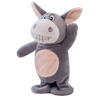 OEM Vente en gros Âne chantant électrique doux dansant en peluche jouets électroniques en peluche jouet pour enfants
