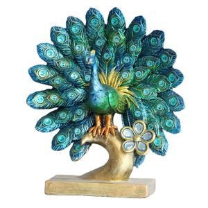 Tượng Con Công Thủ Công Bằng Nhựa Chất Lượng Cao - Product Image 1