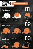 Topi Baseball Rico O Muerto ROM Hitam Merah Patchwork Bordir 3D Jahitan Distressed Gorras Barbas Asli Dengan Pin Logam