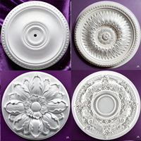 Décoration de maison moderne, roseau de plafond en plâtre, médaillon décoratif, rosettes personnalisées, carrelage pour usage extérieur en villa et hôtel