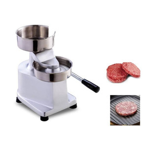 Presse à hamburgers manuelle haute capacité pour usage commercial, machine à former des galettes de viande - Product Image 1