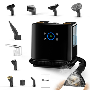 Nettoyeur professionnel pour canapés et tapis avec stérilisation à la vapeur haute température et aspiration puissante, unité légère avec réservoir de 400 ml - Product Image 1