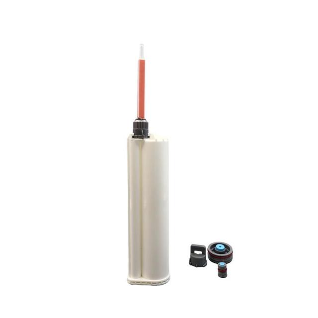 75ml 10:1 PP/PE Clear Two Part Syringe Cartridge Dual Barrel for Epoxy Resin Packing Customized Packing Dual Tube ISO/GS