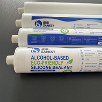 Scellant silicone neutre à haute adhérence, séchage rapide, qualité construction, faible odeur, écologique, pour fenêtres et portes en aluminium et PVC