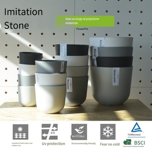 Petit <span class=keywords><strong>pot</strong></span> à succulentes, en résine épaisse, écologique, pour plantes vertes de bureau, plante en <span class=keywords><strong>pot</strong></span> - Product Image 4