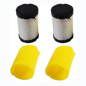 Replacement Air Filters for Briggs & Stratton 796031 (591334 or 594201) Plus 797704 Foam Pre-cleaner