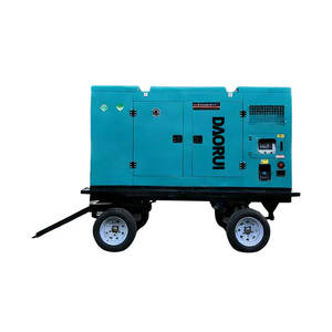 Générateur diesel silencieux portable 100~500 kVA monté sur remorque pour moteur 24V DC démarrage électrique pour chantiers de construction - Product Image 2