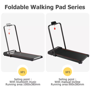 <span class=keywords><strong>2</strong></span>-in-1 Elektrisches Laufband Faltbares Gehpad Fitnessgerät mit Pad-Halterung und Fernbedienung für Heimfitness - Product Image 2