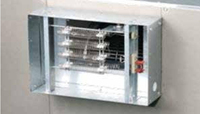 Unidad de Ventilación Midea FCU con Drenaje de Doble Pared, 1800cfm, 15.25kw, 2 Tubos, Alta Presión Estática, 220-240v, para Fábrica Textil