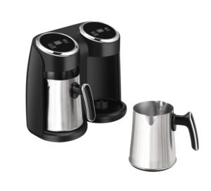 300 мл + 300 мл двойные чашки Турецкая электрическая Кофеварка 600 Вт автоматические бытовые гостиницы Kahve Cafetera машины для кофе с молоком - Product Image 6