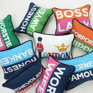 Thư mẫu thêu needlepoint gối-cá nhân tùy chỉnh thiết kế sang trọng cho ghế văn phòng và trang trí nội thất - Product Image 1