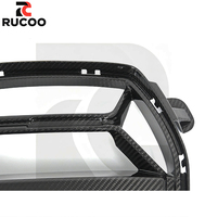 Calandre de radiateur avant en carbone sec préimprégné style CSL pour BMW G80 G81 M3 G82 G83 M4, finition carbone brillant, ensemble de calandre