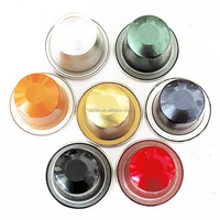 Capsules de café non remplies multicolores en aluminium Saneu pour 37 mm (emballées en carton)