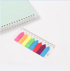 Fluorescent Colored PET Index Tabs Pop up <b>Sticky</b> <b>Notes</b> Page Markers - Product Image 4