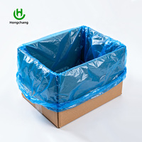 Sacs en plastique PE à fond carré épais personnalisés en usine, doublure intérieure transparente pour carton, anti-poussière, qualité alimentaire, respectueux de l'environnement, pour nouilles