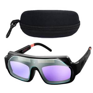 アイプロテクション溶接自動ダークメガネソーラーパワーアンチストロングライトインパクトUV調光 - Product Image 6