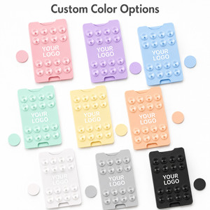Soporte Adhesivo de Silicona con Logotipo Personalizado para Teléfono, Soporte Manos Libres para Espejo, Ducha, Gimnasio, Regalo Promocional - Product Image 3