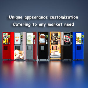 <span class=keywords><strong>Machine</strong></span> <span class=keywords><strong>à</strong></span> expresso intelligente commerciale autocollant distributeur automatique de <span class=keywords><strong>café</strong></span> instantané système de pièces entièrement automatique <span class=keywords><strong>avec</strong></span> accepteur de billets de caisse - Product Image 5