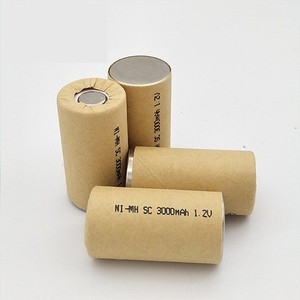 แบตเตอรี่นิกเกิล-เมทัลไฮไดรด์ SC 1.2V3000mAh แบบชาร์จได้ เหมาะสำหรับเครื่องมือไฟฟ้า/ของเล่น - Product Image 1