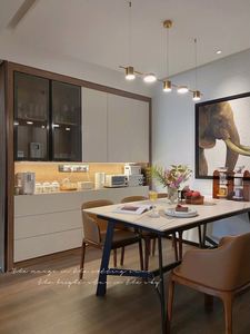 Customized Size Dining <b>Sideboard</b> Solid Wood Material with Environmental Protection <b>for</b> Restaurant Furniture - Product Image 2