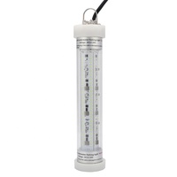Lampe de pêche gonflable LED verte et bleue, dimmable, IP68, DC 12V 350W 400W, luminosité réglable