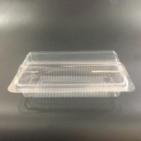 Boîte d'emballage de pain à gâteau transparente d'usine OEM boîte d'emballage à couvercle haut bops boîte d'emballage conteneur de boulangerie boîte en plastique à emporter