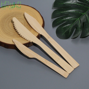 Prix Usine <span class=keywords><strong>Pas</strong></span> <span class=keywords><strong>Cher</strong></span> – Couteaux, Fourchettes et Cuillères 100% Bambou Naturel pour Gâteaux, Fromages et Plats à Emporter - Product Image 1
