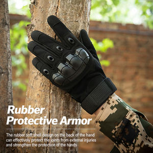 Sarung Tangan Taktis Mikrofiber Berkualitas Tinggi, Tahan Lama, Layar Sentuh, Pelindung Buku Jari, Termal/Insulasi Musim Dingin, Bersepeda, Memancing, Aktivitas Luar Ruangan - Product Image 2