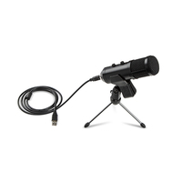 Microphone à condensateur USB professionnel Lane, micro de studio pour l'enregistrement avec moniteur d'écho pour podcast, jeux sur ordinateur