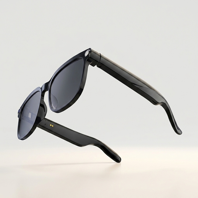 M02S Smart Glasses 5.0 Wireless Call Built-in Microphone and Speaker, Voice Assistant Casual Smart Glasses