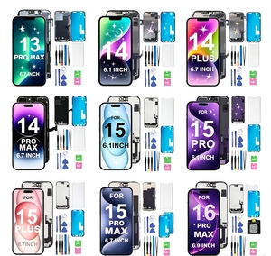 หน้าจอ OLED ความสว่างสูงแบบนุ่มนวล พร้อมชิป IC แบบพกพา สำหรับ <span class=keywords><strong>iPhone</strong></span> <span class=keywords><strong>12</strong></span>-17 ซีรีส์ <span class=keywords><strong>Pro</strong></span> Max Plus 16E 17E ติดตั้งง่าย เปลี่ยนได้ - Product Image 1