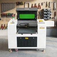 Machine de découpe et gravure laser CO2 6040, découpeuse laser CNC de bureau 600x400mm 60-100W pour bois, acrylique, verre, plastique, contreplaqué, IA