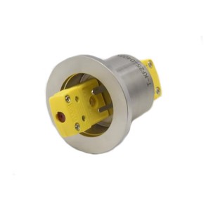 Conector Circular de Termopar al Vacío KF25, Sensor Tipo Cuchilla de 4 Pines, Enchufe de Aviación 125 ℃   Resistencia a Altas Temperaturas - Product Image 2