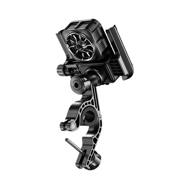 GW06 New Mobile Phone Cooling Bracket Smart Tracking Takeaway Rider Semiconductor Refrigeration Fan Cooler Phone Holder