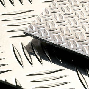 ダイヤモンド5バーパターンチェッカーチェッカーエンボストレッドチェッカーアンチスリップアルミプレートシートカーボートバスフロア用 - Product Image 3