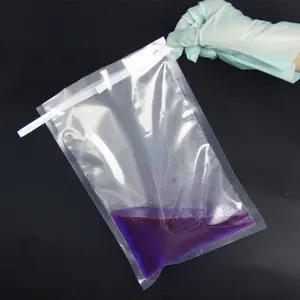White room sterile food sample bag laboratory plastic bag poly bag for experiment pharmacentical